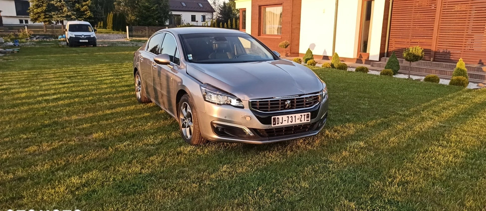 Peugeot 508 cena 31900 przebieg: 230000, rok produkcji 2014 z Rawicz małe 277